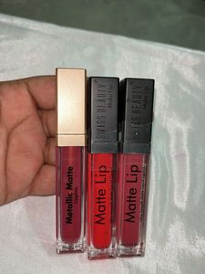 Swiss Beauty Matte Lipsticks Set 3