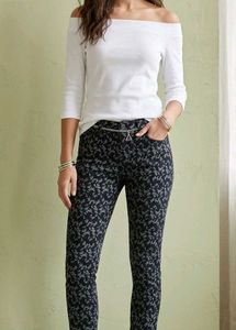 Stylish Printed Skinny Pants for Women