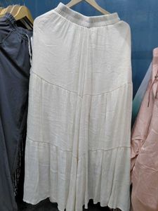 Cream Palazzo Pants