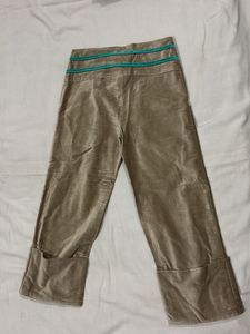 Velvet Wide Leg Pants