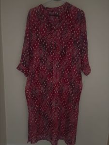 cotton bandhani kurta
