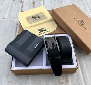 Burberry Belt &amp; Wallet Set PREMIUM QUALITY FOR MEN