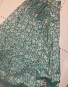 gorgeous teal brocade lehenga