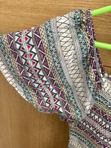 Boho Smocked Peplum Top