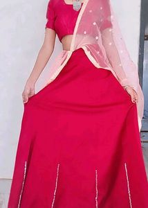 Designer maroon lahenga Choli only