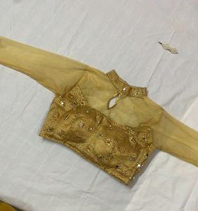 Gold Embellished Blouse