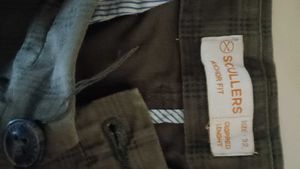 Scullers Dark Wash Trousers