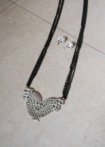 Designer Mangalsutra & Earrings Set