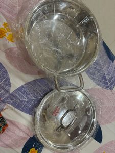 Stainless Steel Triply Skillet with Lid-Brandnew