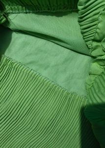 Lime Green Ruffled Camisole Top