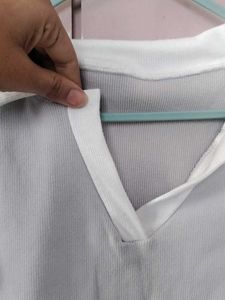 Casual Grey Polo T-Shirt