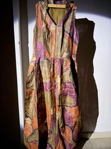 Artistic handpainted Ethnic slit front kurta