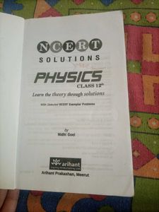 12th Physics Ncert Solutions