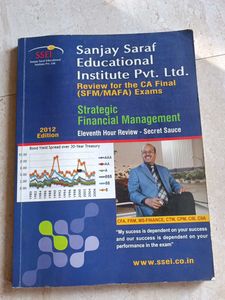 Strategic Financial Management CA Final Book