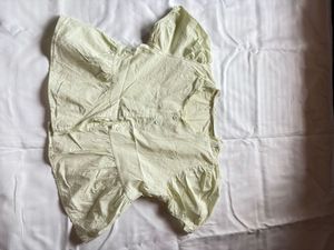 Light Yellow Ruffled Blouse