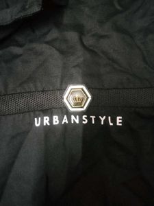 URBANSTYLE Men's Black Casual Shirt