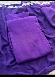 Beautiful Purple Embroidered Kurta Set
