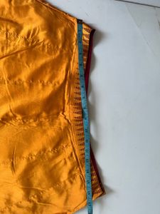 Mustard Red Ethnic Skirt with Dupatta