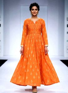 🧡Orange Long Kurta
