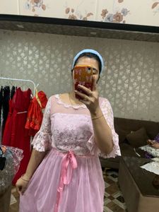 Pink Lace and Tulle Dress❤️🧚🏻‍♀️🎀