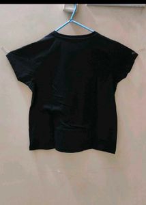 Black Solid Tshirt Roadster