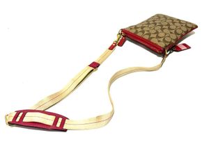 Coach Heritage Signature Canvas Striped Crossbody