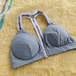 French Connection Grey Sports Bra