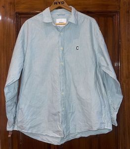 Classic Striped Button-Down Shirt