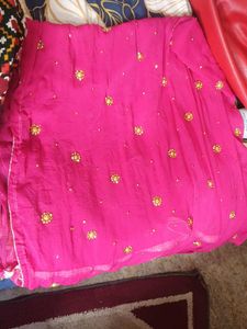 Embroidered Pink Kurti