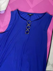 Royal Blue Imported Short Dress