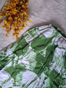 Boho Tie-Dye Tiered Maxi Skirt