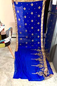 Royal Blue Saree