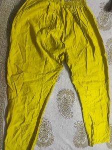Vibrant Yellow Kurta Palazzo Set