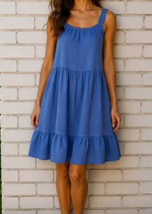 Boho Tiered Ruffle Dress