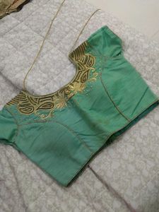 Elegant Embroidered Silk Blouse