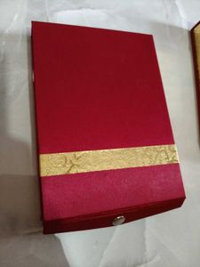2 Elegant Red Jewellery Boxes