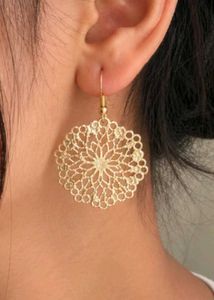 Delicate Gold Filigree Earrings