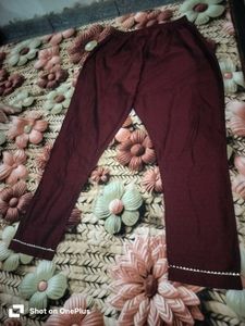 Beautiful Maroon Kurta Set with Dupatta