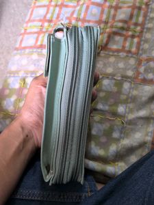 Stylish Mint Green Card Holder Wallet
