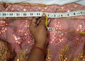 Pink Sequin Lehenga Set