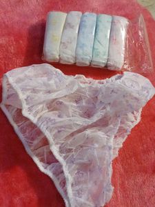 6 Disposable Panties (Assorted Colors Set)