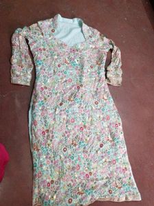 Embroidered Kurta with Sequins
