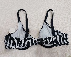 brand new Zebra Print Bikini Top..34C