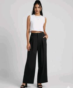 unused black formal pant