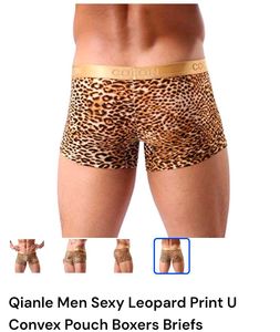 Cockcon Leopard Print U convex pouch