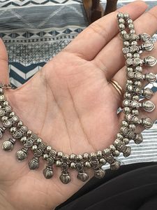 Anti Tarnish Silver plated Tribal Necklac