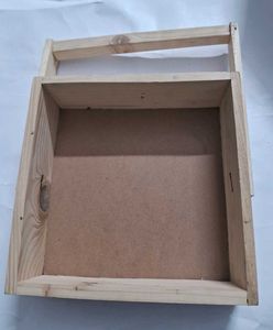 Wooden Crate with Handle
