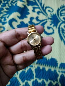 Elegant Gold Sonata Watch
