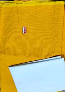 STRIPED YELLOW &amp; WHITE FABRIC