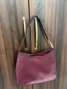 Chic Burgundy Hobo Bag